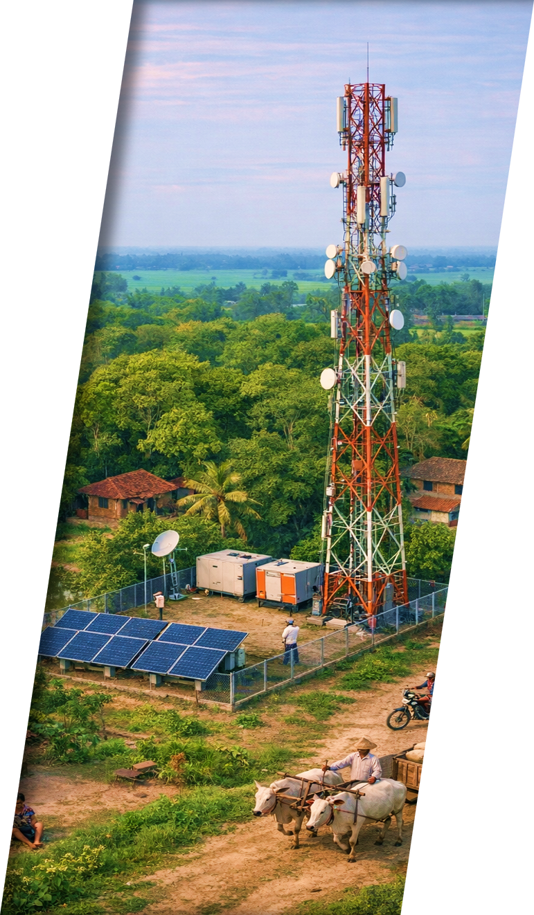 Rural Telecom BTS
(3-15kW)