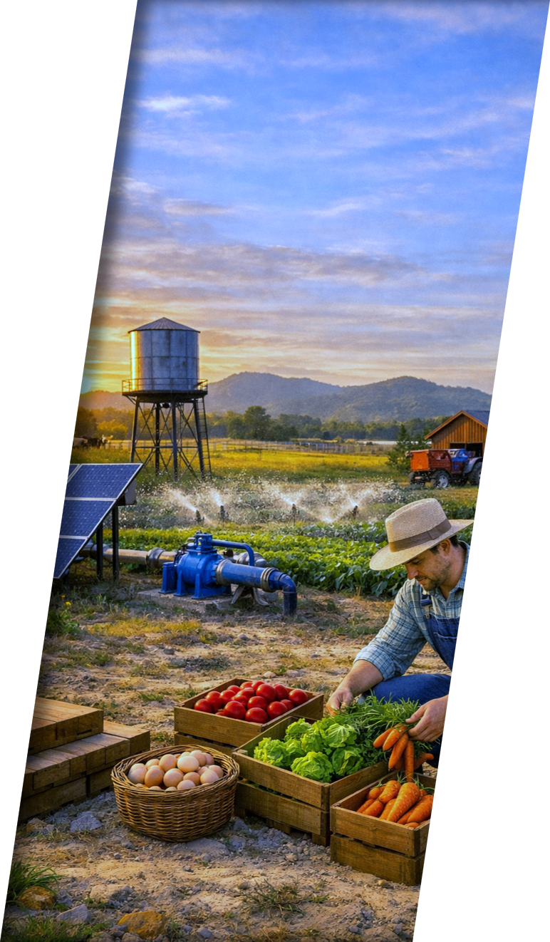 Agricultural Farms
(10-200kW)